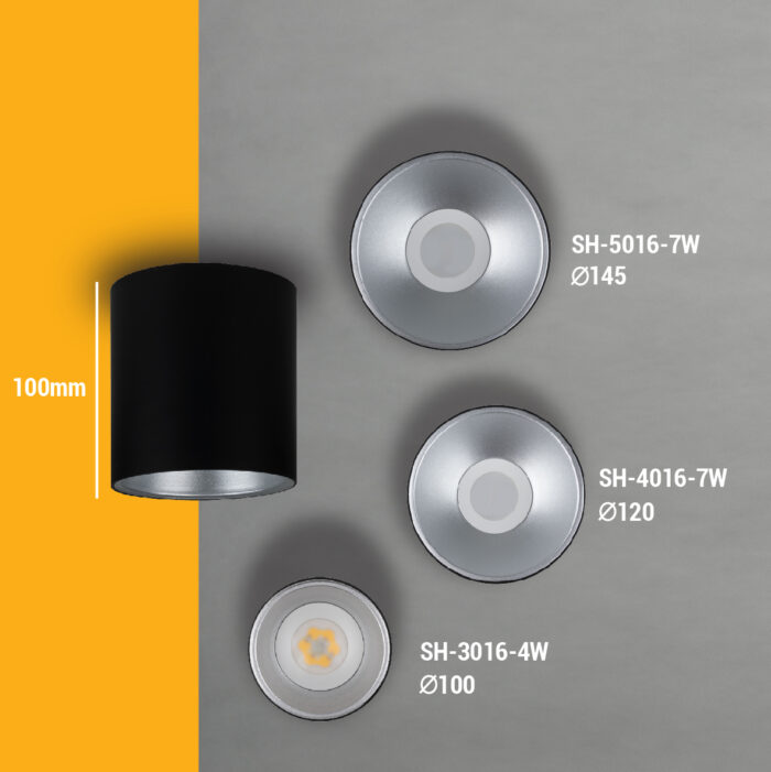 چراغ سقفى روکار مدل SH-5016